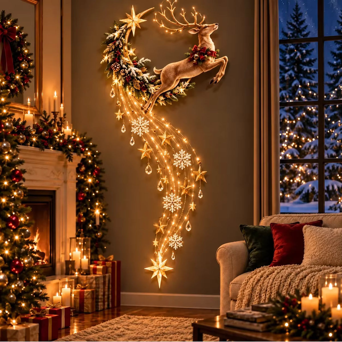 ✨Last Day 50% OFF✨✝️– Lighted Bethlehem Star Christmas Wall & Porch Decor