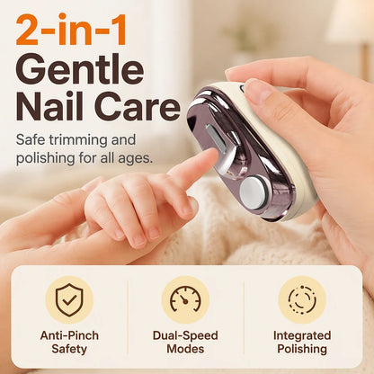 💅 2-in-1 Electric Nail Clipper & Smoother 🌟