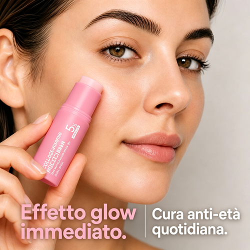 Pink Collagen Volume Multi Balm,Wrinkle Bounce Multi Balm Stick