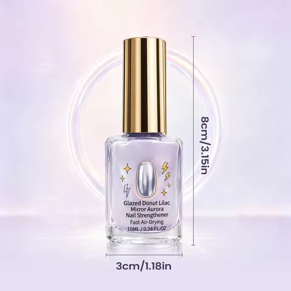 Lilac Glossy Mirror Nail Strengthener