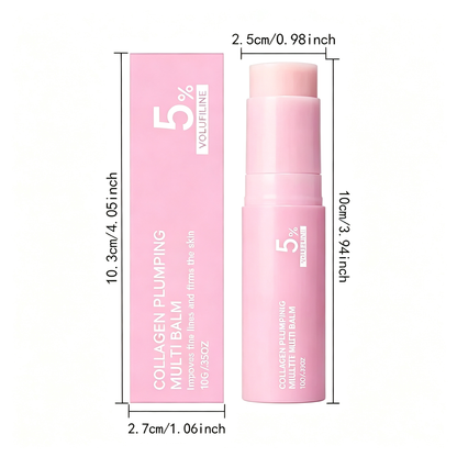 Pink Collagen Volume Multi Balm,Wrinkle Bounce Multi Balm Stick