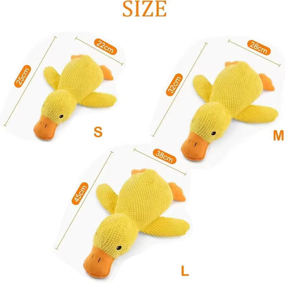 Plush Companion Sleeping Duck Dog Toys