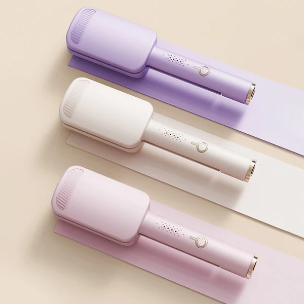 French Wave Curling Iron, Fast Heating Adjustable Temperature