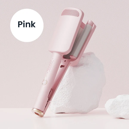 French Wave Curling Iron, Fast Heating Adjustable Temperature