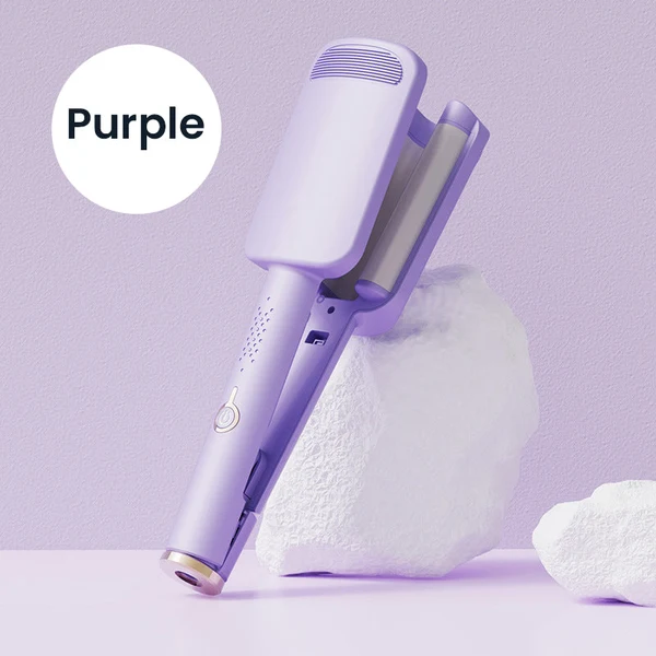 French Wave Curling Iron, Fast Heating Adjustable Temperature