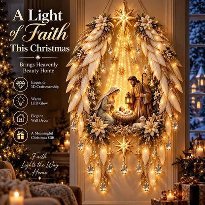 ✨Last Day 50% OFF✨✝️– Lighted Bethlehem Star Christmas Wall & Porch Decor