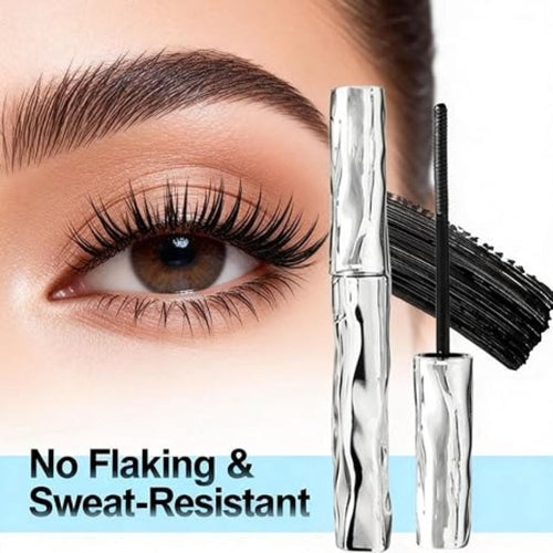 New Metal Curl Waterproof Mascara,All-Day Waterproof & Smudge