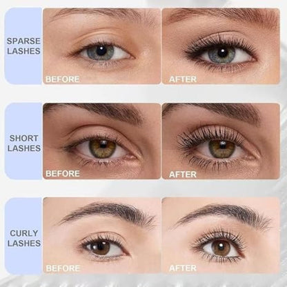 New Metal Curl Waterproof Mascara,All-Day Waterproof & Smudge