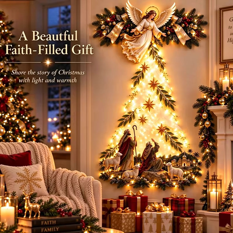 ✨Last Day 50% OFF✨✝️– Lighted Bethlehem Star Christmas Wall & Porch Decor