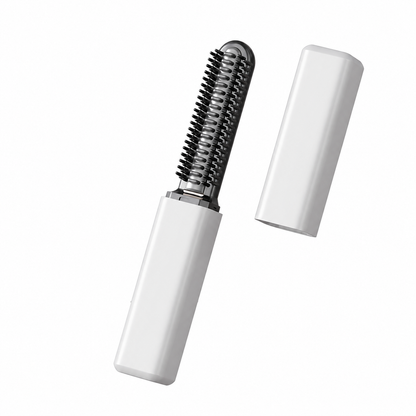✨Wireless Mini Hot Comb | Portable Bangs Straightener & Curler, No Heat Damage