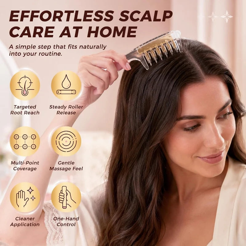 Hair Scalp Oil Applicator Comb