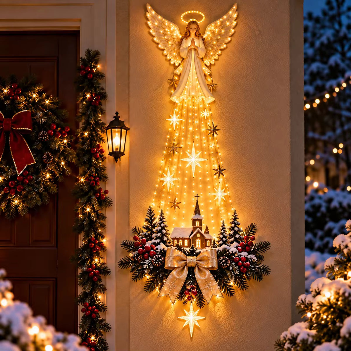 ✨Last Day 50% OFF✨✝️– Lighted Bethlehem Star Christmas Wall & Porch Decor