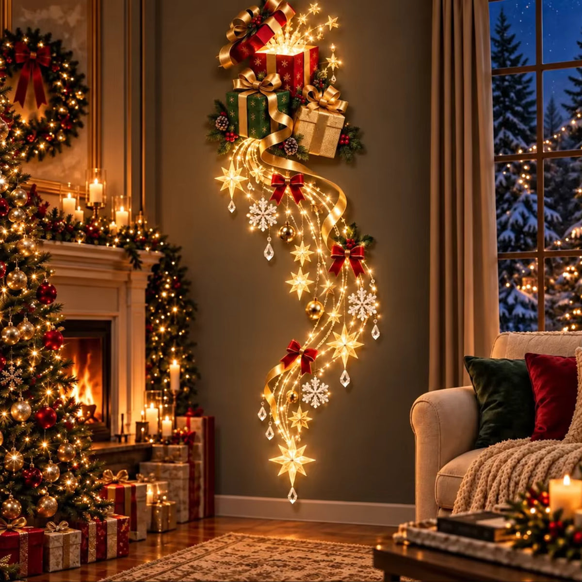✨Last Day 50% OFF✨✝️– Lighted Bethlehem Star Christmas Wall & Porch Decor
