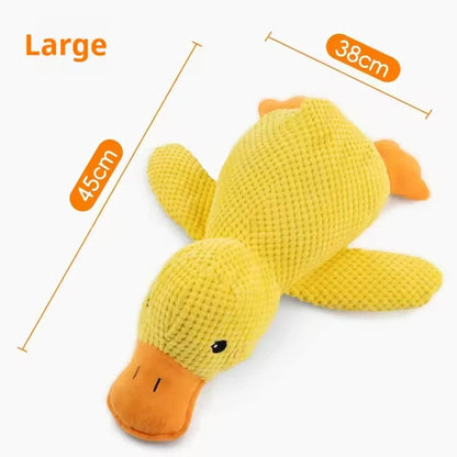 Plush Companion Sleeping Duck Dog Toys