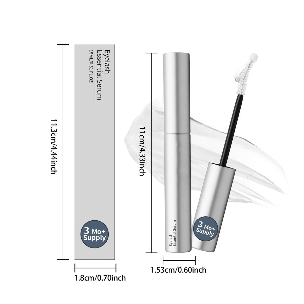 Eyelash Serum, Fuller-Looking Lashes, Daily Eyelash Care