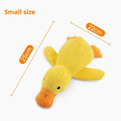 Plush Companion Sleeping Duck Dog Toys