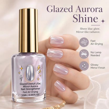 Lilac Glossy Mirror Nail Strengthener
