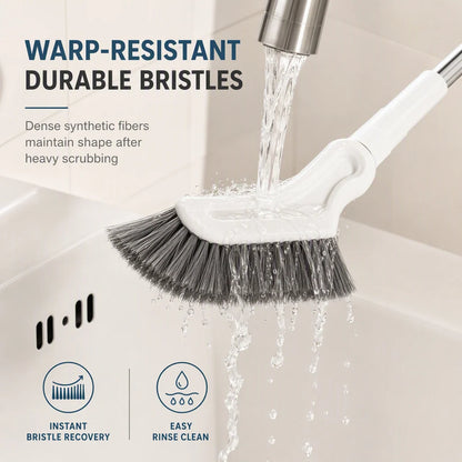 Multifunctional Telescopic Long Handle Floor Gap Cleaning Scrub Brush